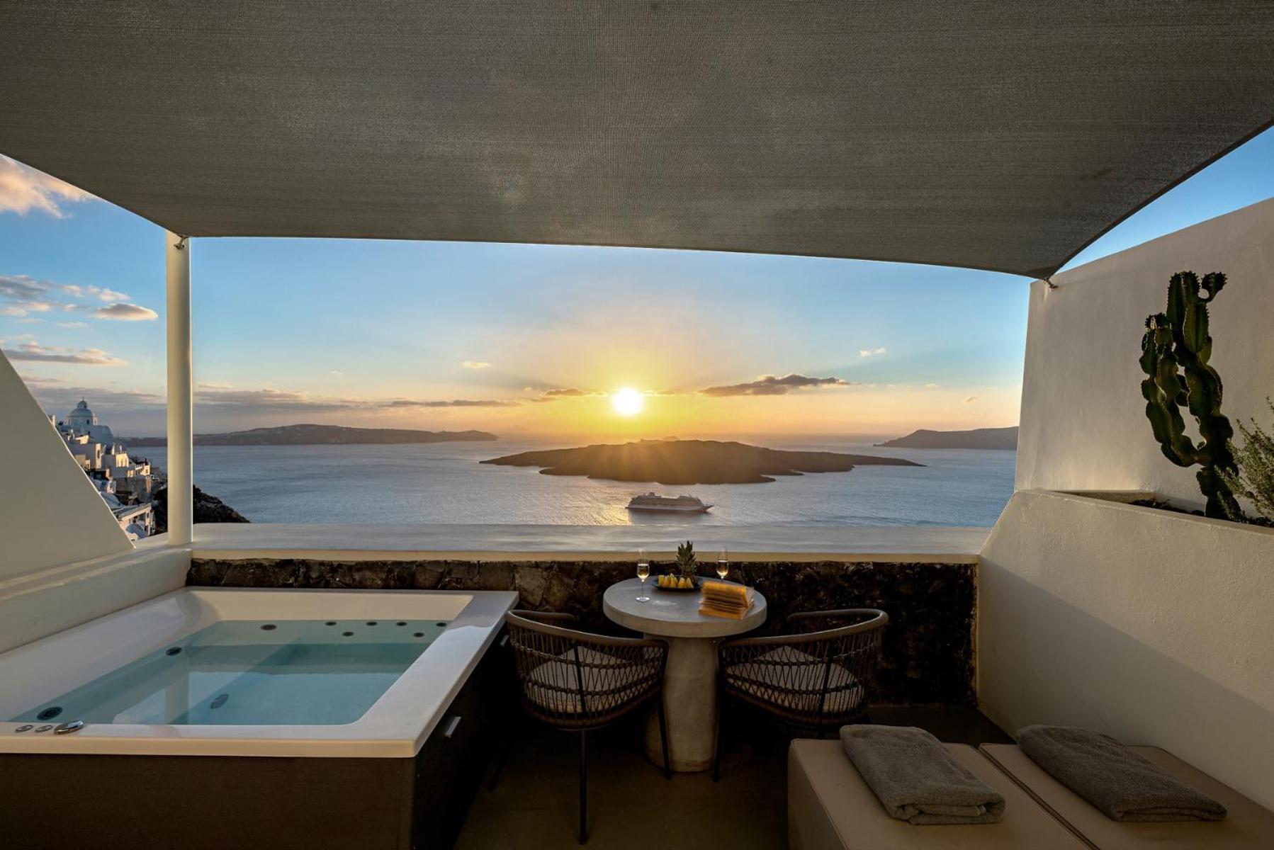 Thera Villas Firá Buitenkant foto